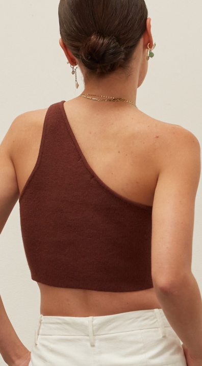Ivy One-Shoulder Crop Top