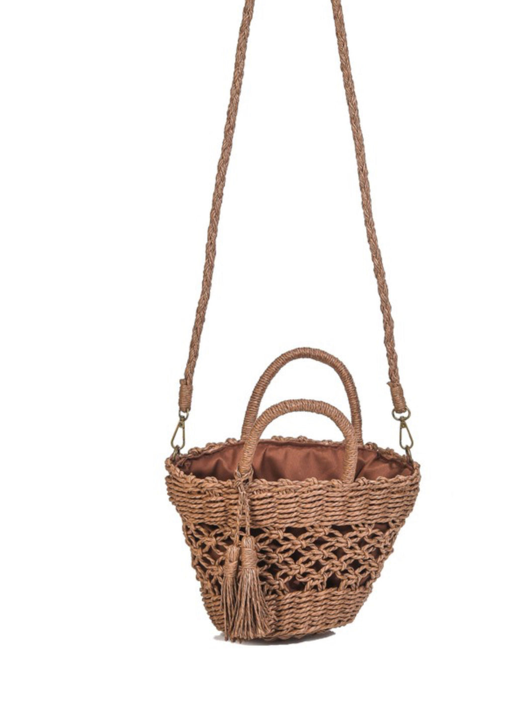 Braided Small Beach Tote