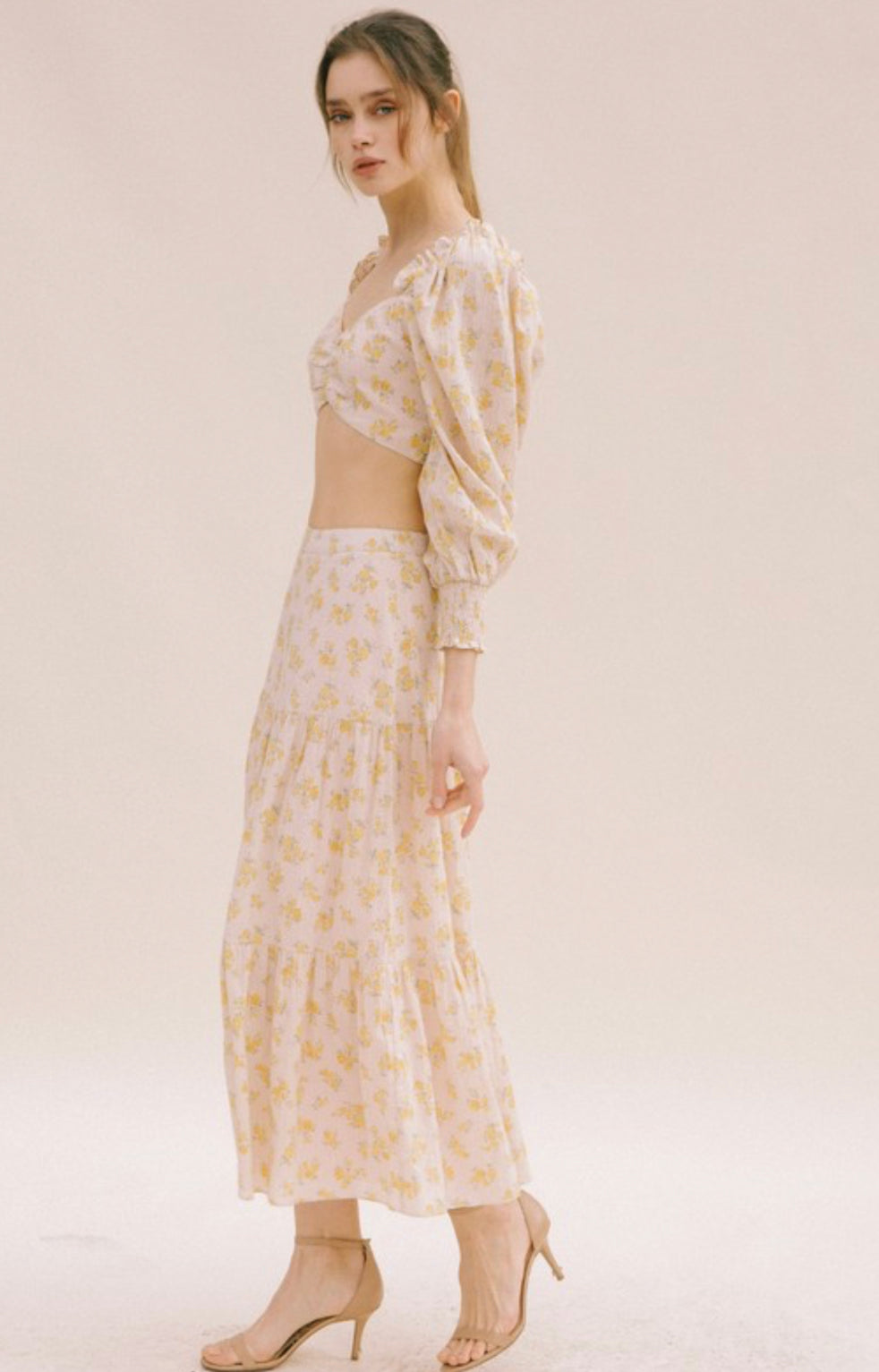 Suzy Swiss Dot Crop Top