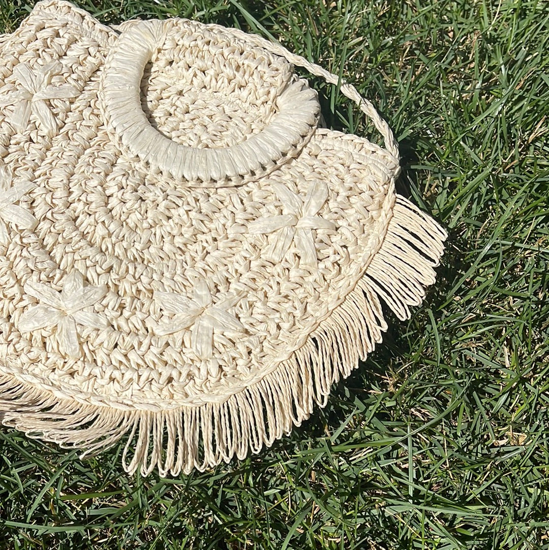 Straw Braided Handbag