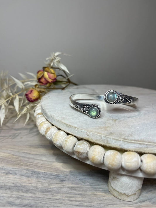 Silver Thick Bracelet