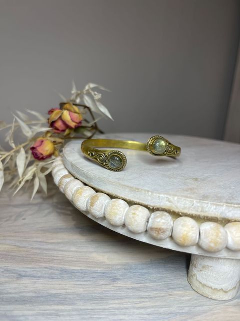 Brass Thick Bracelet